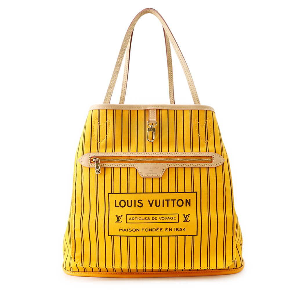 LOUIS VUITTON Neverfull・Inside Out JauneSaffronM11947 Monogram Size MM
