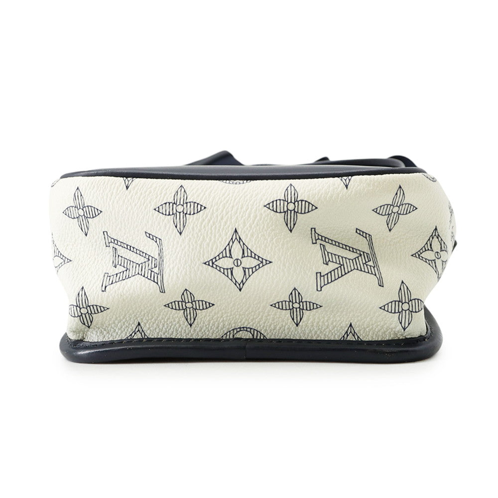 LOUIS VUITTON Messenger White/NavyM54247 Monogram / Savannah Size BB