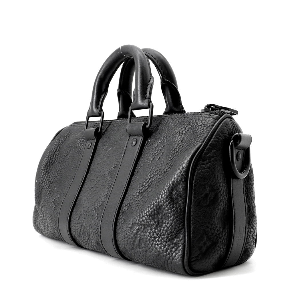 LOUIS VUITTON Keepall Bandouliere NoirM20900 Monogram・Taurillon Size 25