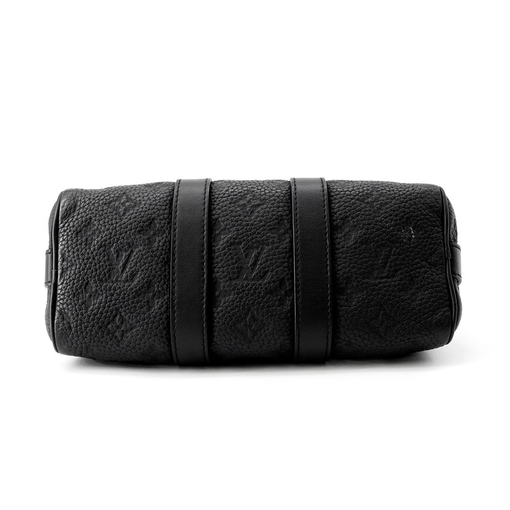 LOUIS VUITTON Keepall Bandouliere NoirM20900 Monogram・Taurillon Size 25