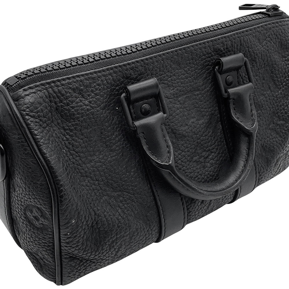 LOUIS VUITTON Keepall Bandouliere NoirM20900 Monogram・Taurillon Size 25