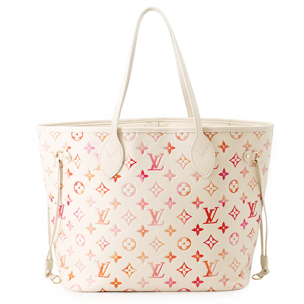 LOUIS VUITTON Neverfull Sunrise AquarelleM47080 Monogram Empreinte Leather Size MM