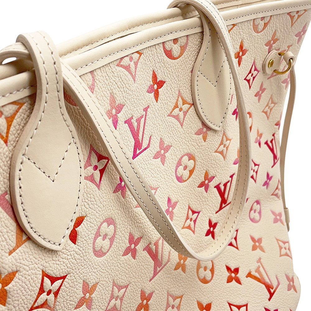 LOUIS VUITTON Neverfull Sunrise AquarelleM47080 Monogram Empreinte Leather Size MM
