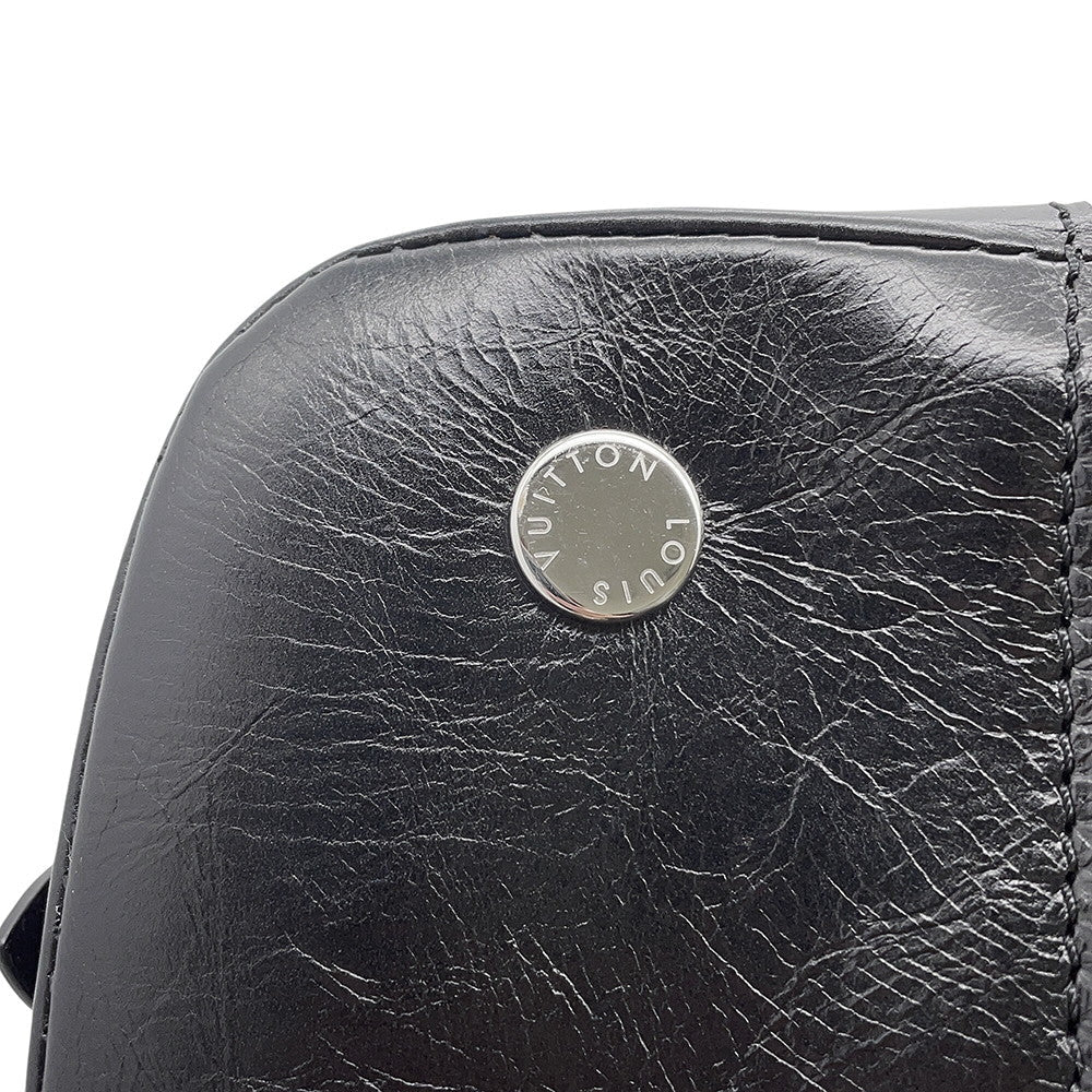 LOUIS VUITTON Alma Black/RedM41500 Monogram / Anfra Rouge Size PM
