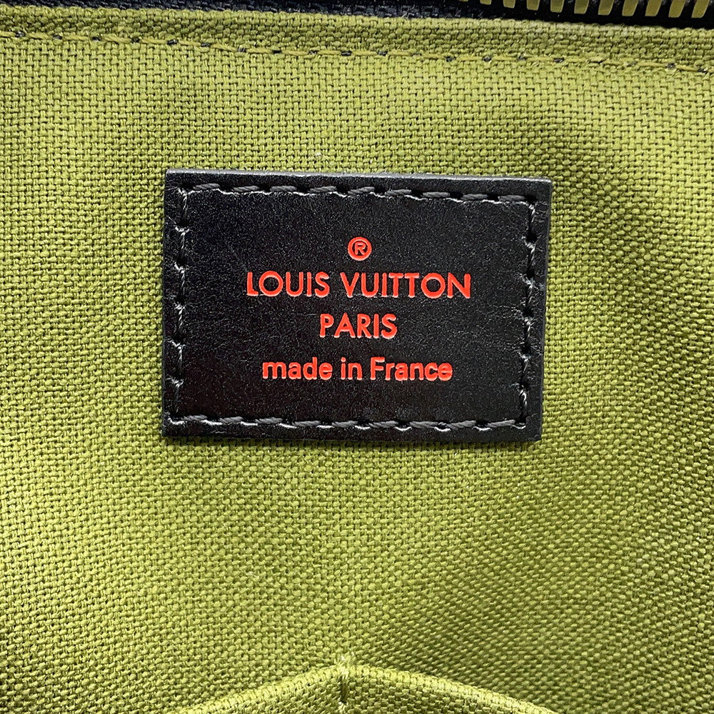 LOUIS VUITTON Alma Black/RedM41500 Monogram / Anfra Rouge Size PM