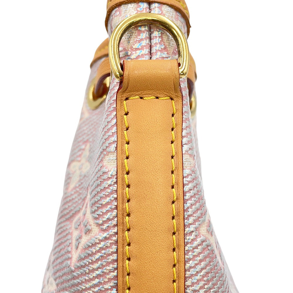 LOUIS VUITTON Nano Noe PinkM82427 Monogram Laminated Jacquard