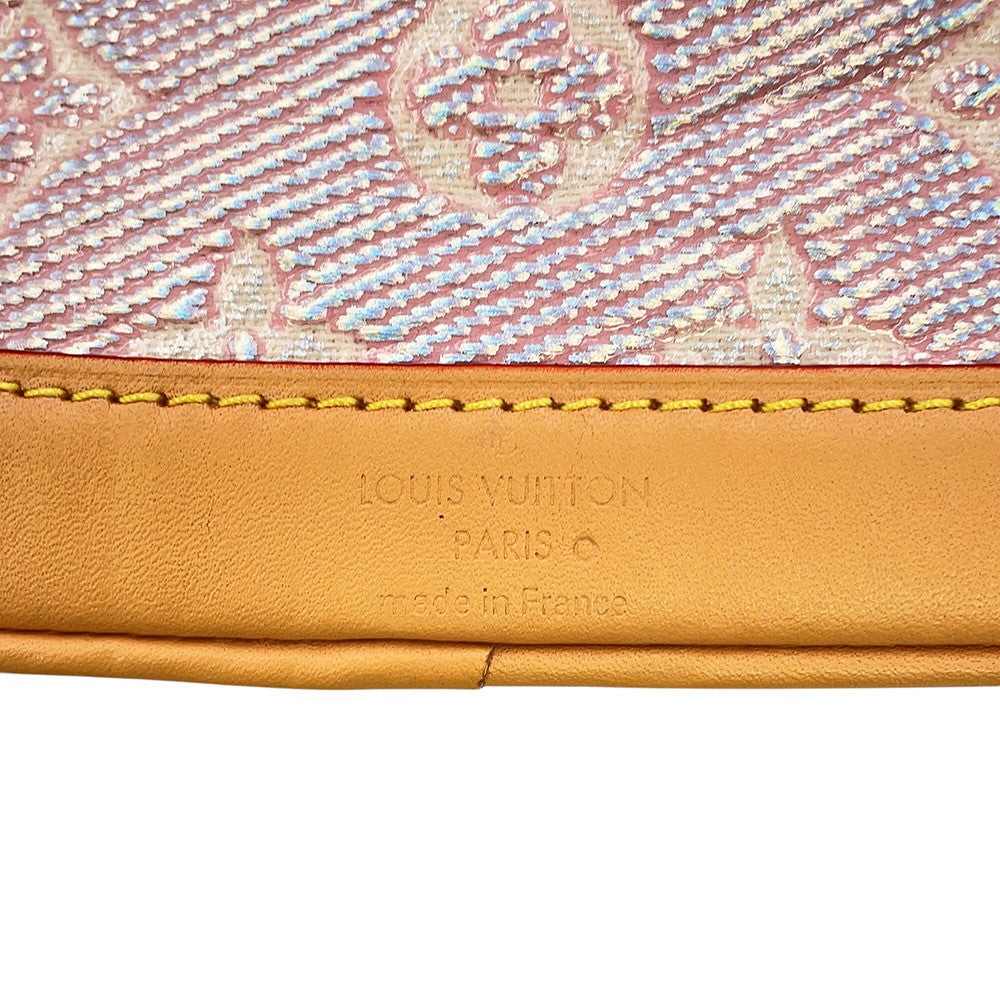 LOUIS VUITTON Nano Noe PinkM82427 Monogram Laminated Jacquard