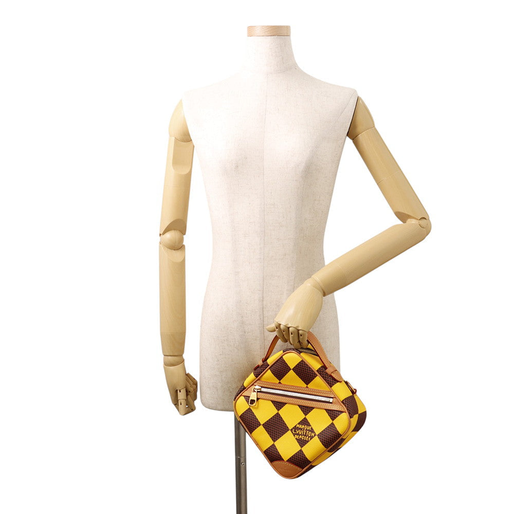 LOUIS VUITTON Chess Messenger JauneMattN40562 Damier・Pop