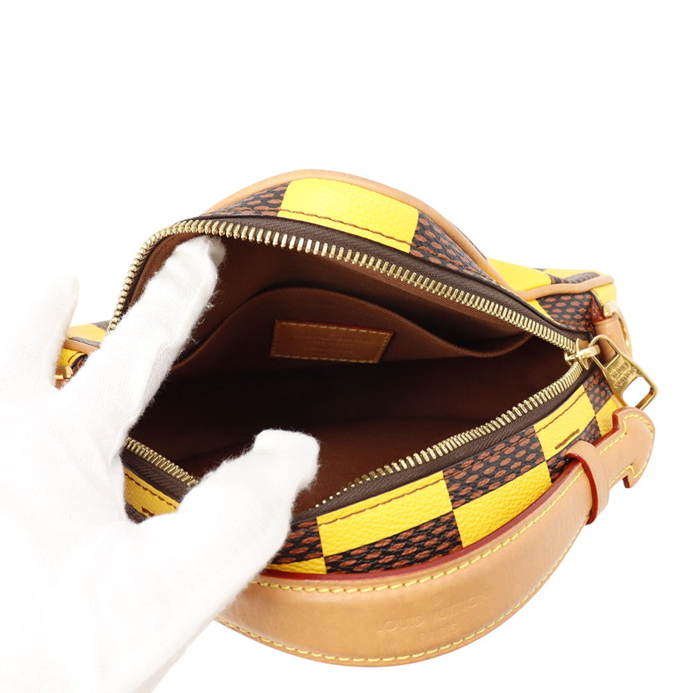 LOUIS VUITTON Chess Messenger JauneMattN40562 Damier・Pop