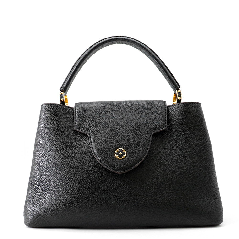 LOUIS VUITTON Capucines NoirM48864 Taurillon Leather Size MM