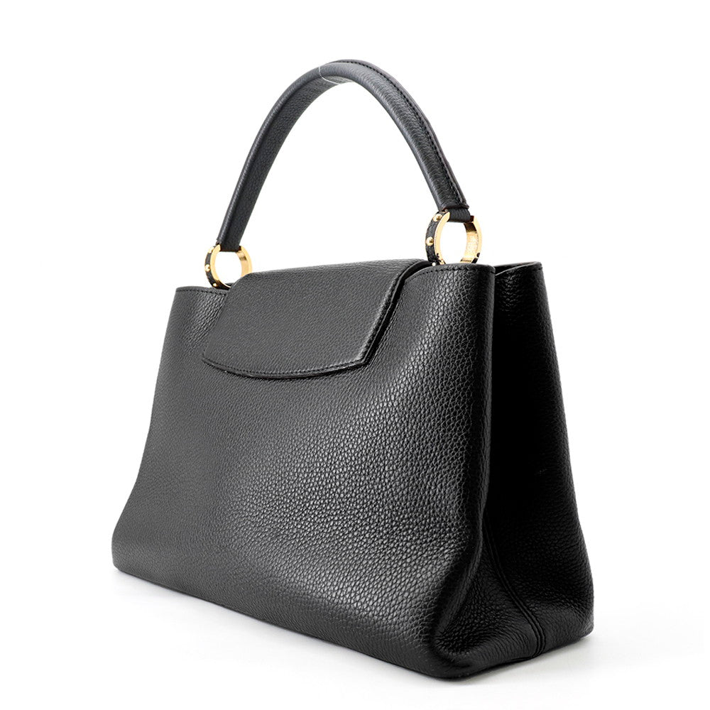 LOUIS VUITTON Capucines NoirM48864 Taurillon Leather Size MM