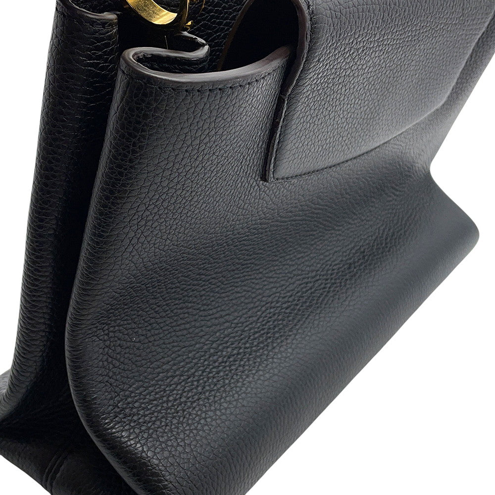 LOUIS VUITTON Capucines NoirM48864 Taurillon Leather Size MM