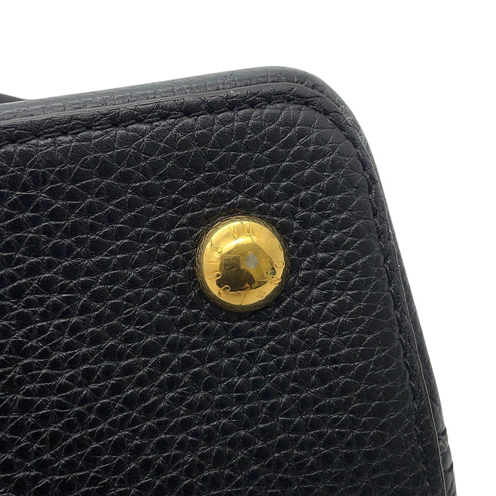 LOUIS VUITTON Capucines NoirM48864 Taurillon Leather Size MM