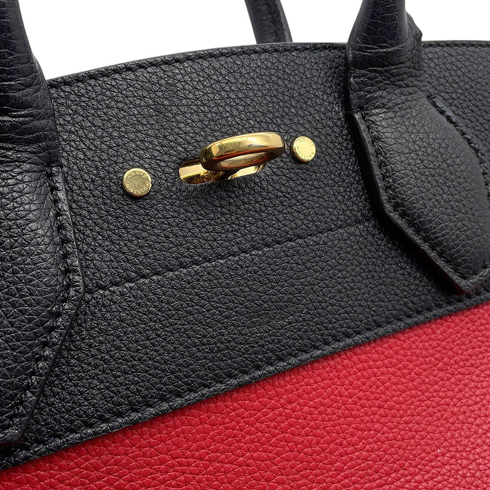 LOUIS VUITTON City Steamer Noir/RougeM54868 Leather Size PM