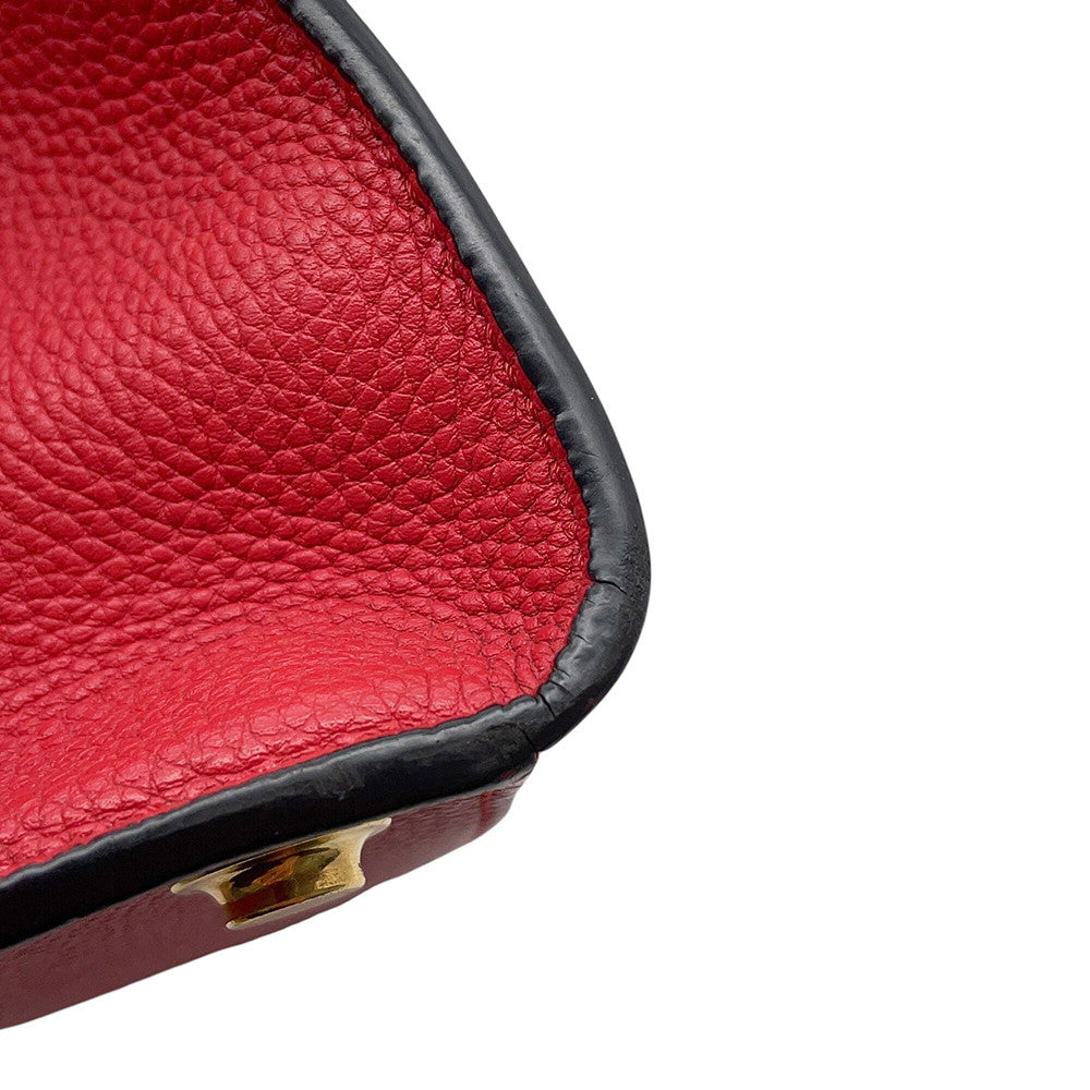 LOUIS VUITTON City Steamer Noir/RougeM54868 Leather Size PM