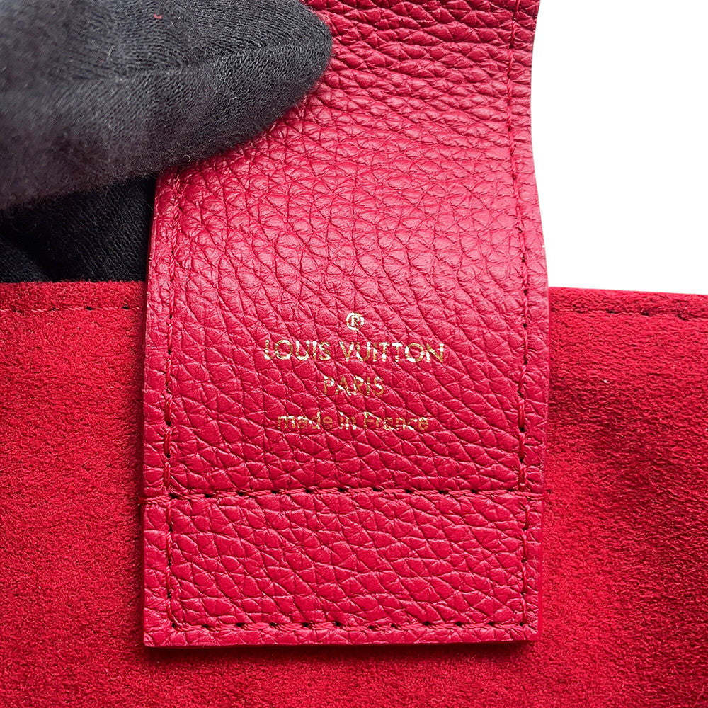 LOUIS VUITTON LV Riverside Lie De VinN40052 Damier Ebene Canvas Taurillon Leather
