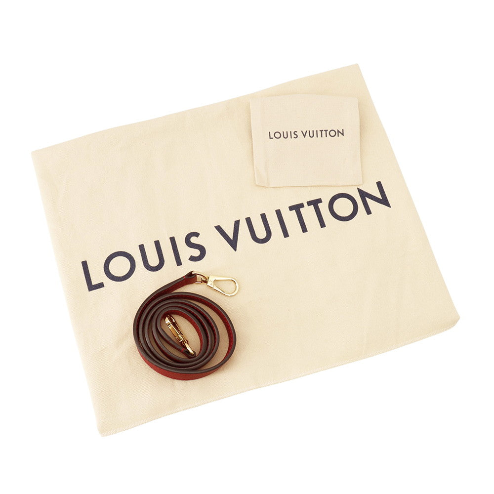 LOUIS VUITTON LV Riverside Lie De VinN40052 Damier Ebene Canvas Taurillon Leather