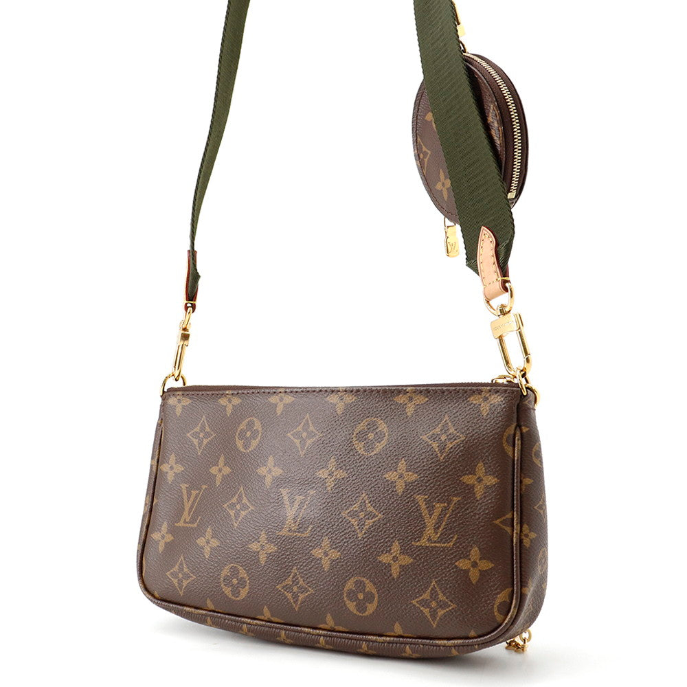LOUIS VUITTON Multi Pochette Accessoires KhakiM44813 Monogram