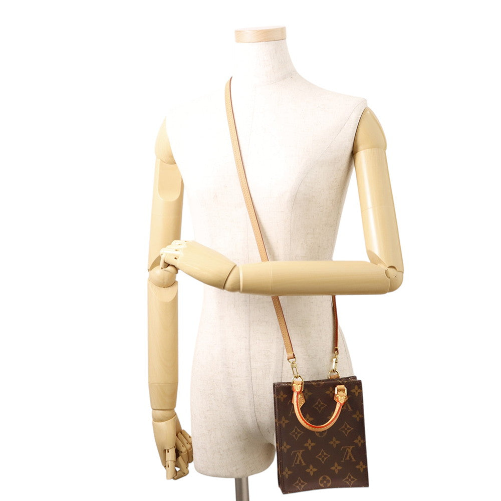 LOUIS VUITTON Petit Sac Plat BrownM69442 Monogram