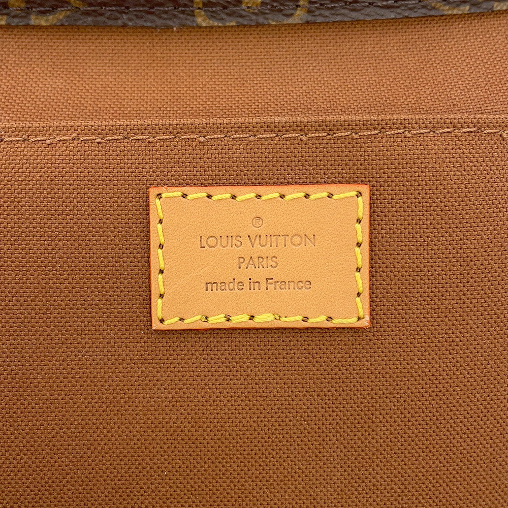 LOUIS VUITTON Petit Sac Plat BrownM69442 Monogram