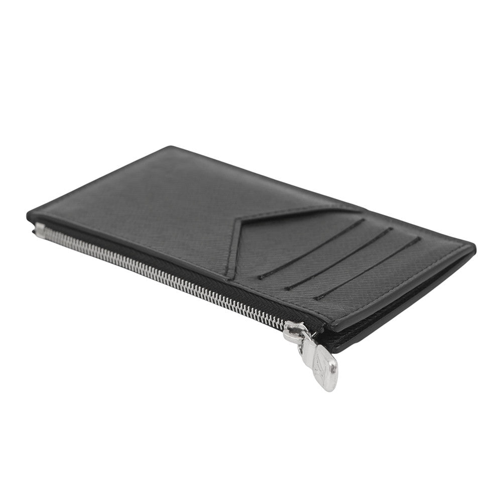LOUIS VUITTON Coin card holder NoirM62914 Taiga Leather