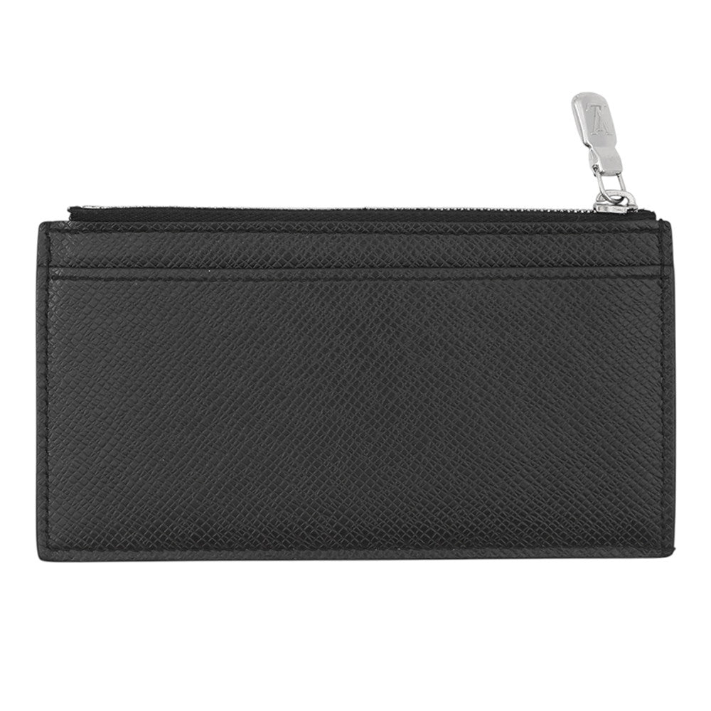 LOUIS VUITTON Coin card holder NoirM62914 Taiga Leather