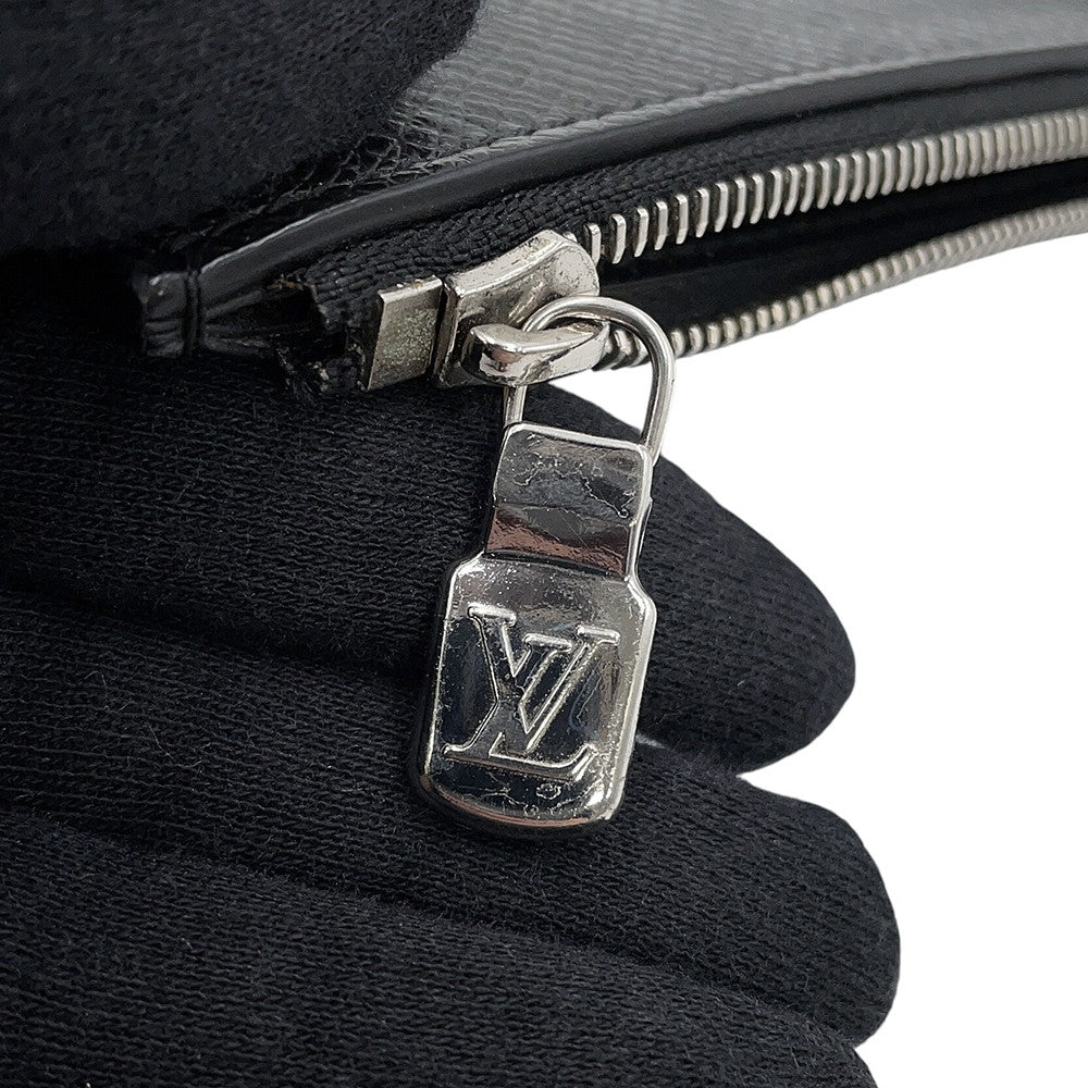 LOUIS VUITTON Coin card holder NoirM62914 Taiga Leather