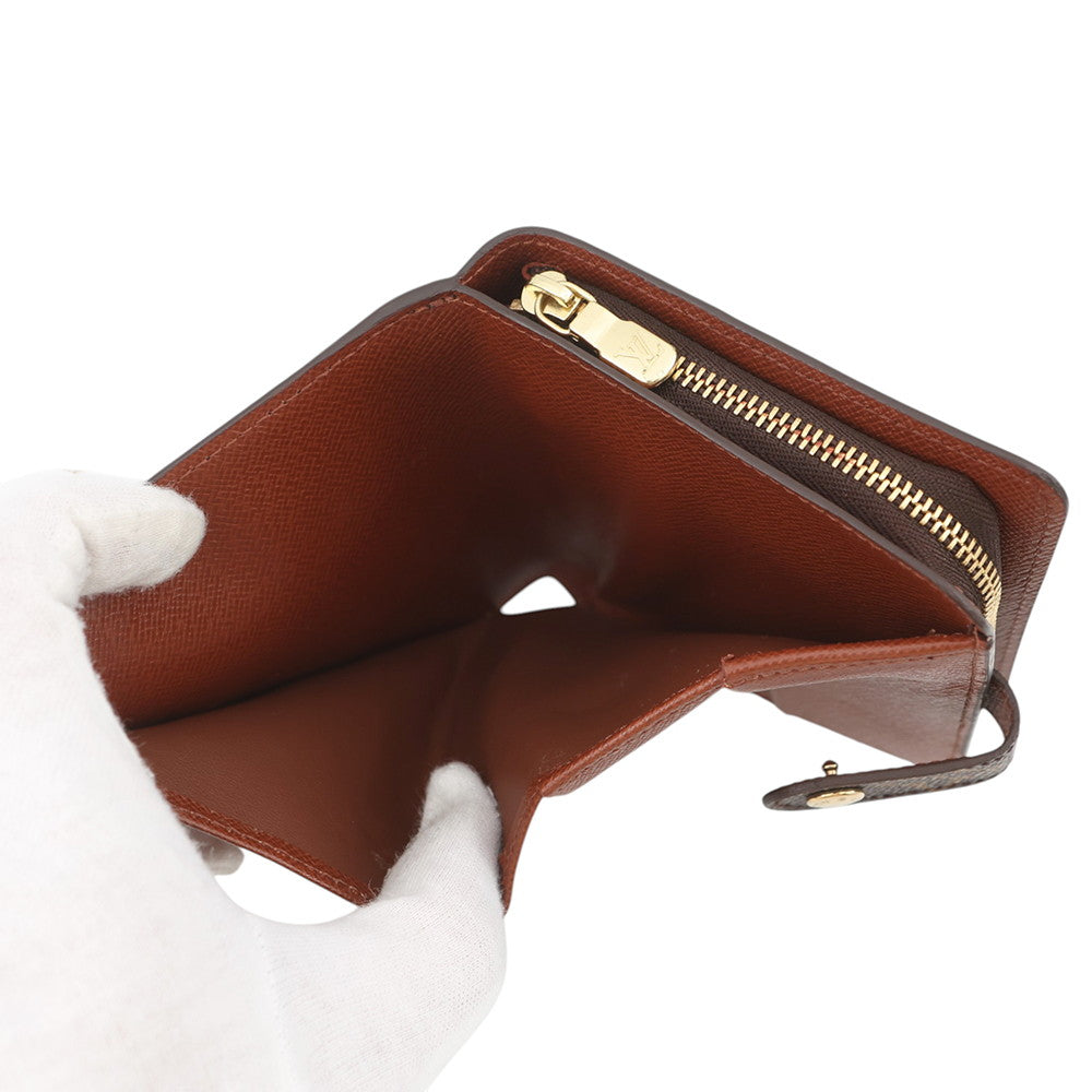 LOUIS VUITTON Compact zip BrownM61667 Monogram