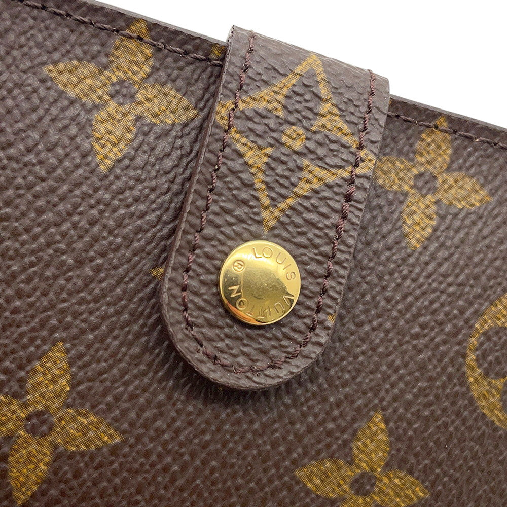 LOUIS VUITTON Compact zip BrownM61667 Monogram
