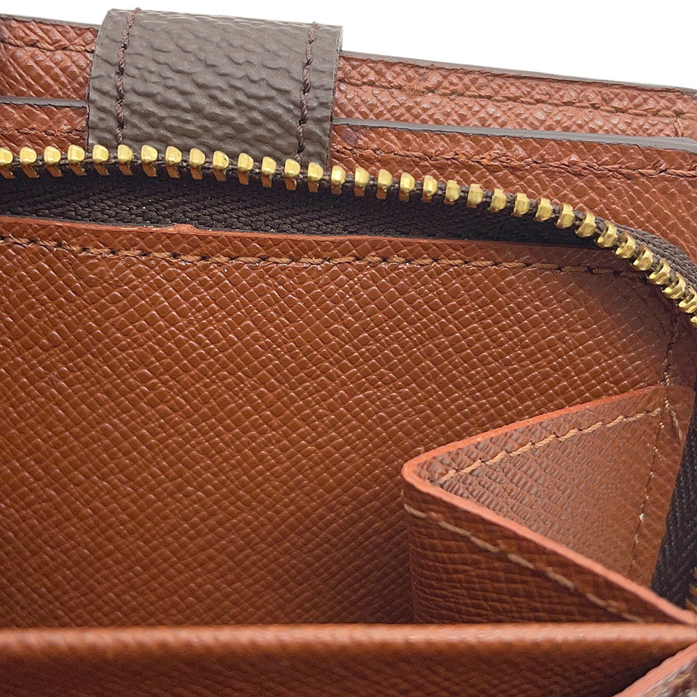 LOUIS VUITTON Compact zip BrownM61667 Monogram