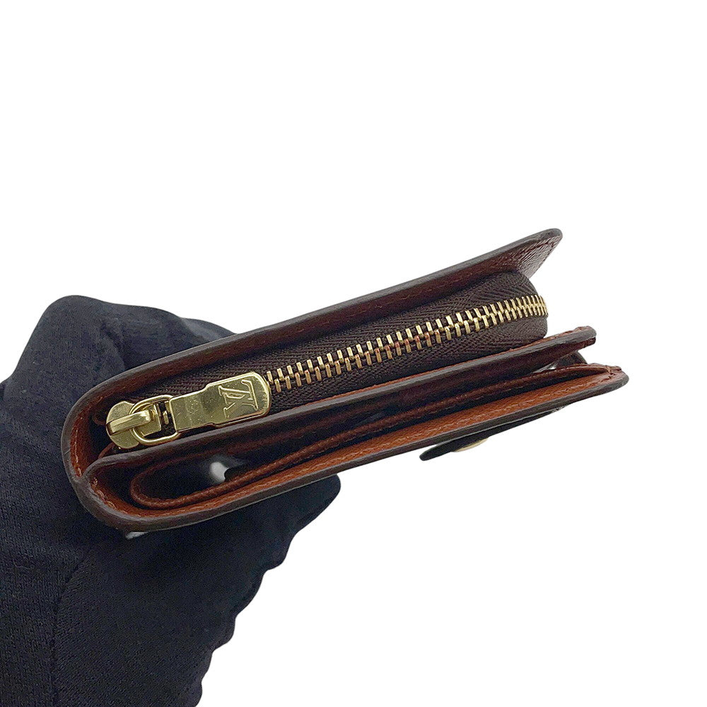 LOUIS VUITTON Compact zip BrownM61667 Monogram