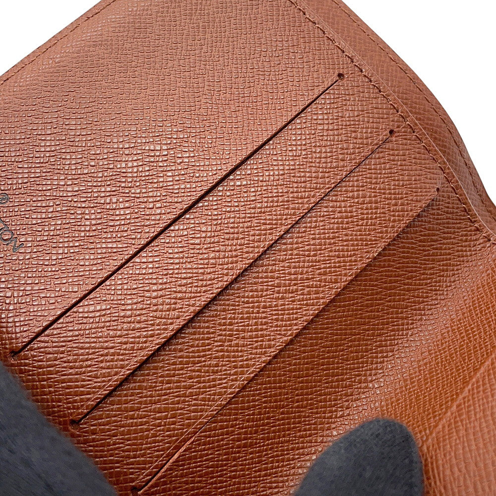 LOUIS VUITTON Compact zip BrownM61667 Monogram