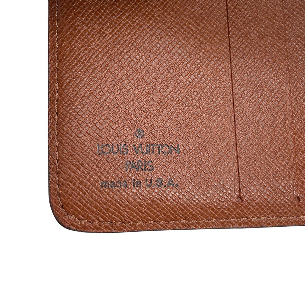 LOUIS VUITTON Compact zip BrownM61667 Monogram