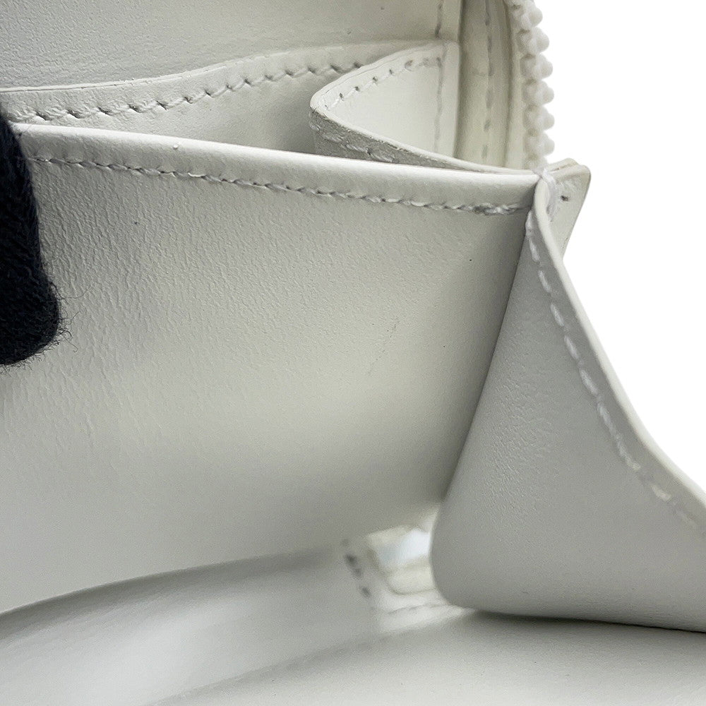 LOUIS VUITTON LV Friend Soft Trunk Necklace Wallet WhiteM80209 Monogram・Pattern/Taurillon Leather