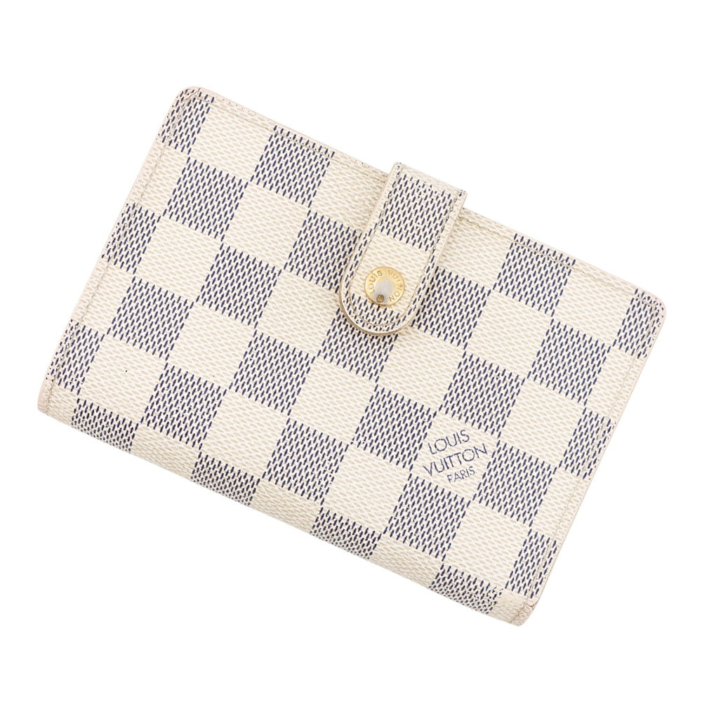 LOUIS VUITTON Portefeuille Vienova BeigeN61676 Damier Azur
