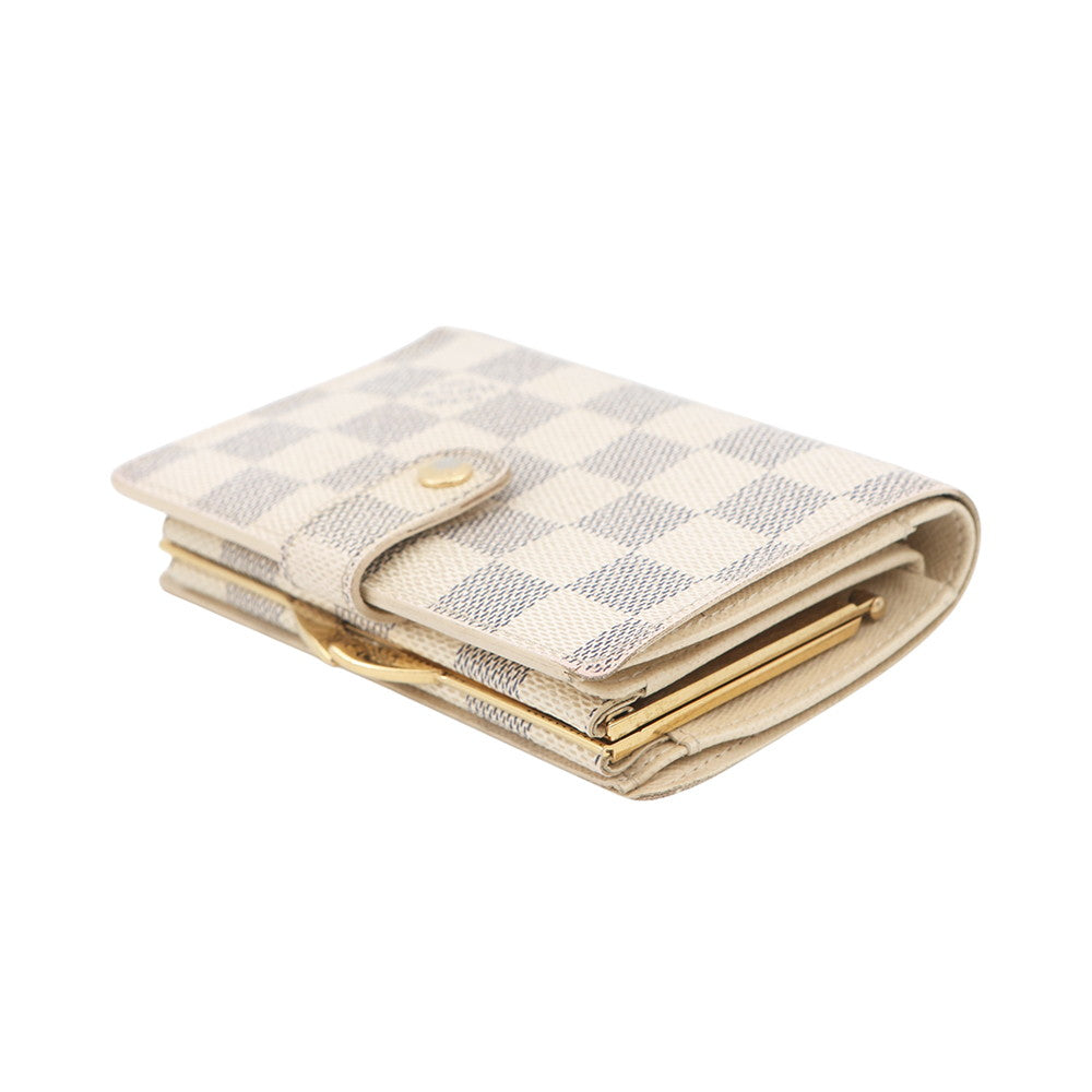 LOUIS VUITTON Portefeuille Vienova BeigeN61676 Damier Azur