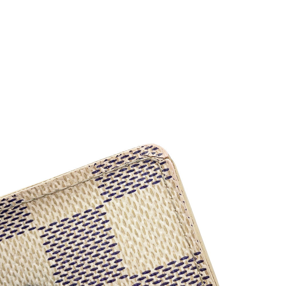 LOUIS VUITTON Portefeuille Vienova BeigeN61676 Damier Azur