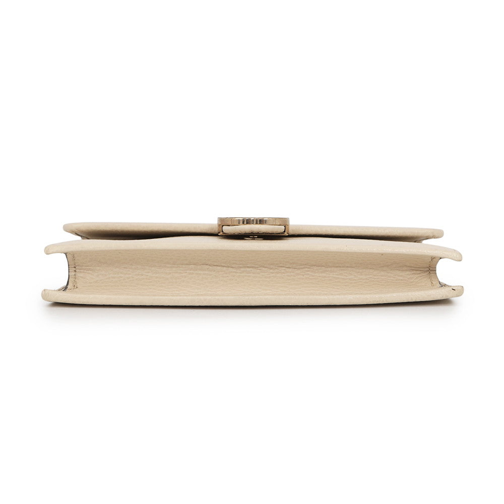 GUCCI ChainShoulder wallet Ivory615523 Leather