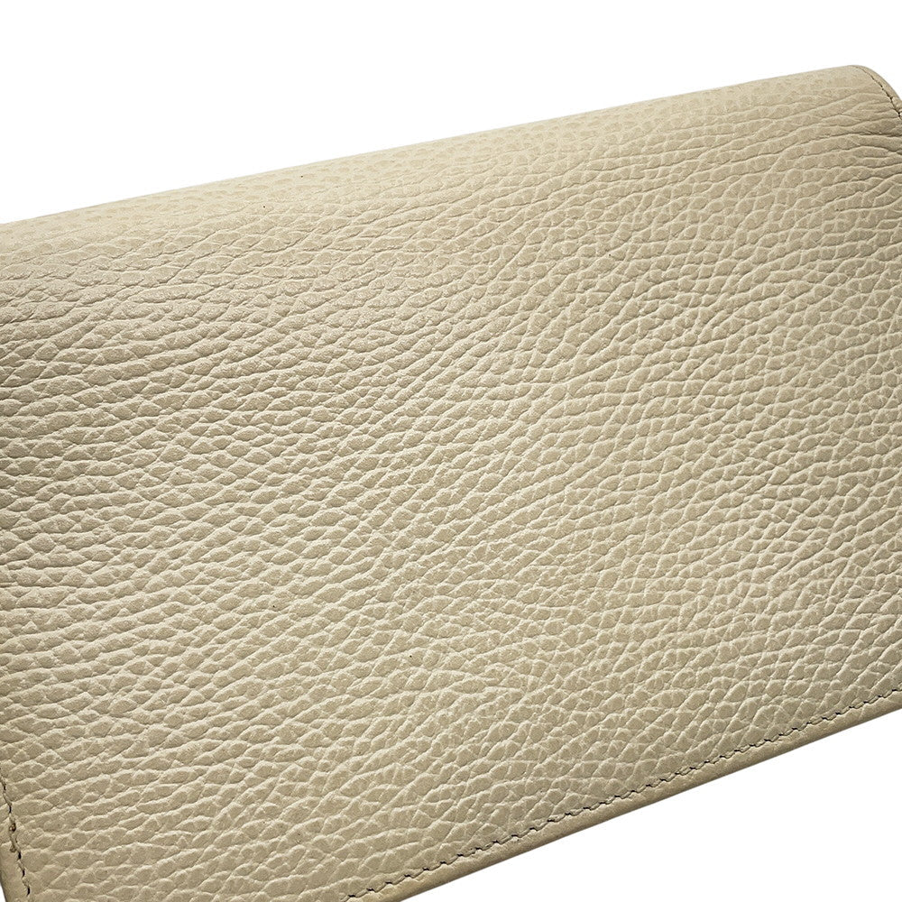 GUCCI ChainShoulder wallet Ivory615523 Leather
