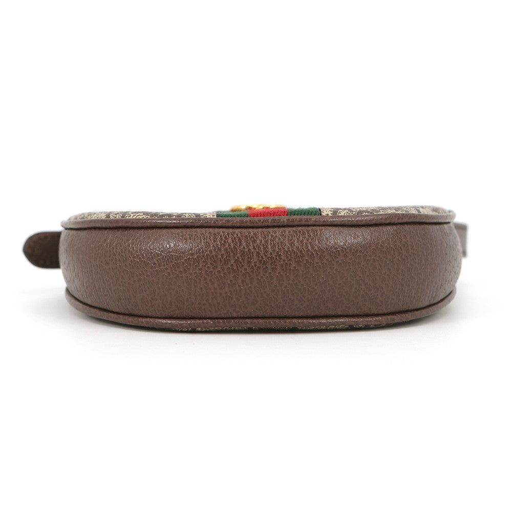 GUCCI GGOphidia Mini Bag Brown/Beige746055 GG Supreme Leather