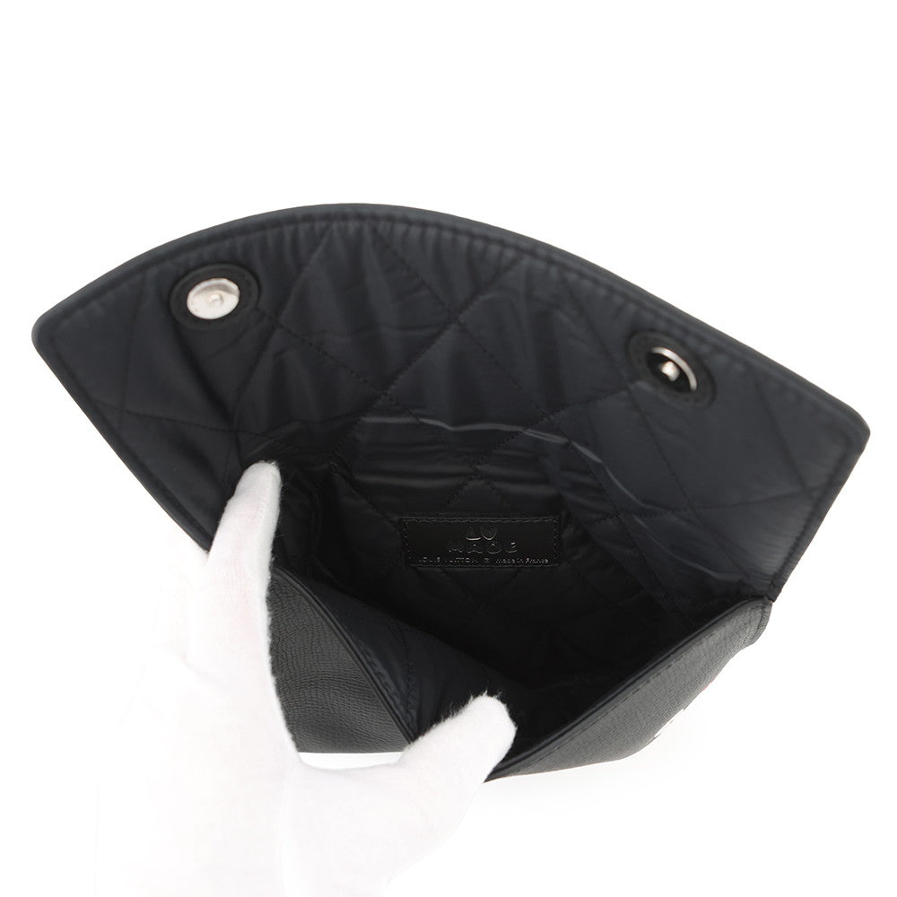 LOUIS VUITTON LVxNIGO Trio・Pouch NoirM81013 Monogram Denim Leather LV Squared