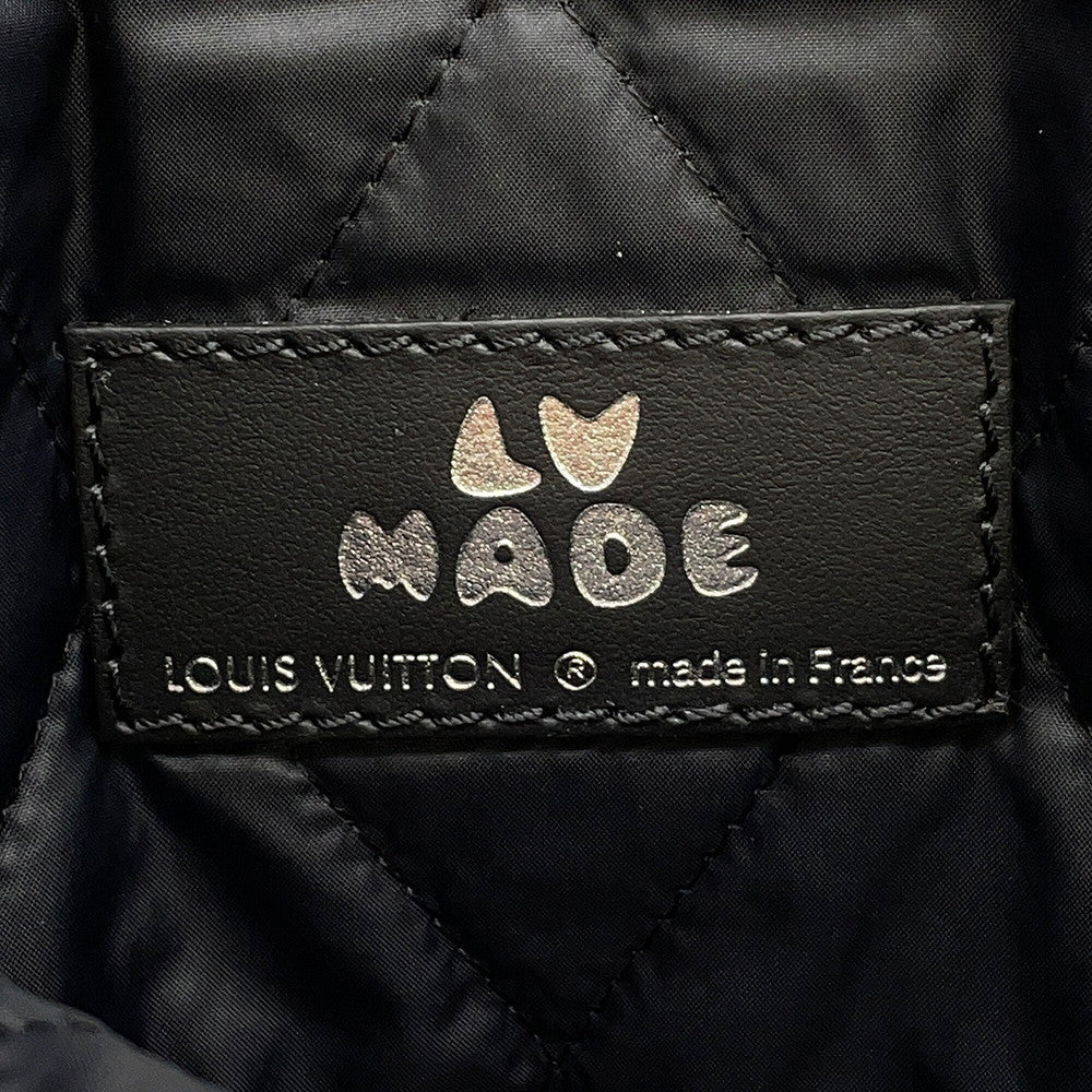 LOUIS VUITTON LVxNIGO Trio・Pouch NoirM81013 Monogram Denim Leather LV Squared