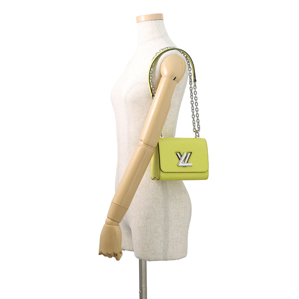 LOUIS VUITTON Epi Leather Twist MINI Vert AcidM56119 Epi Leather Size MINI