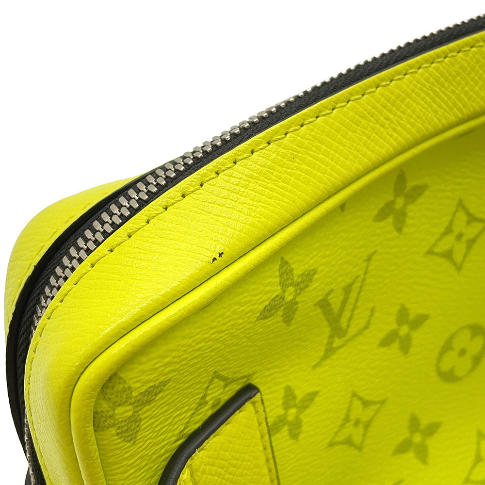 LOUIS VUITTON Bumbag JauneM30251 Taiga Leather / Lama Monogram