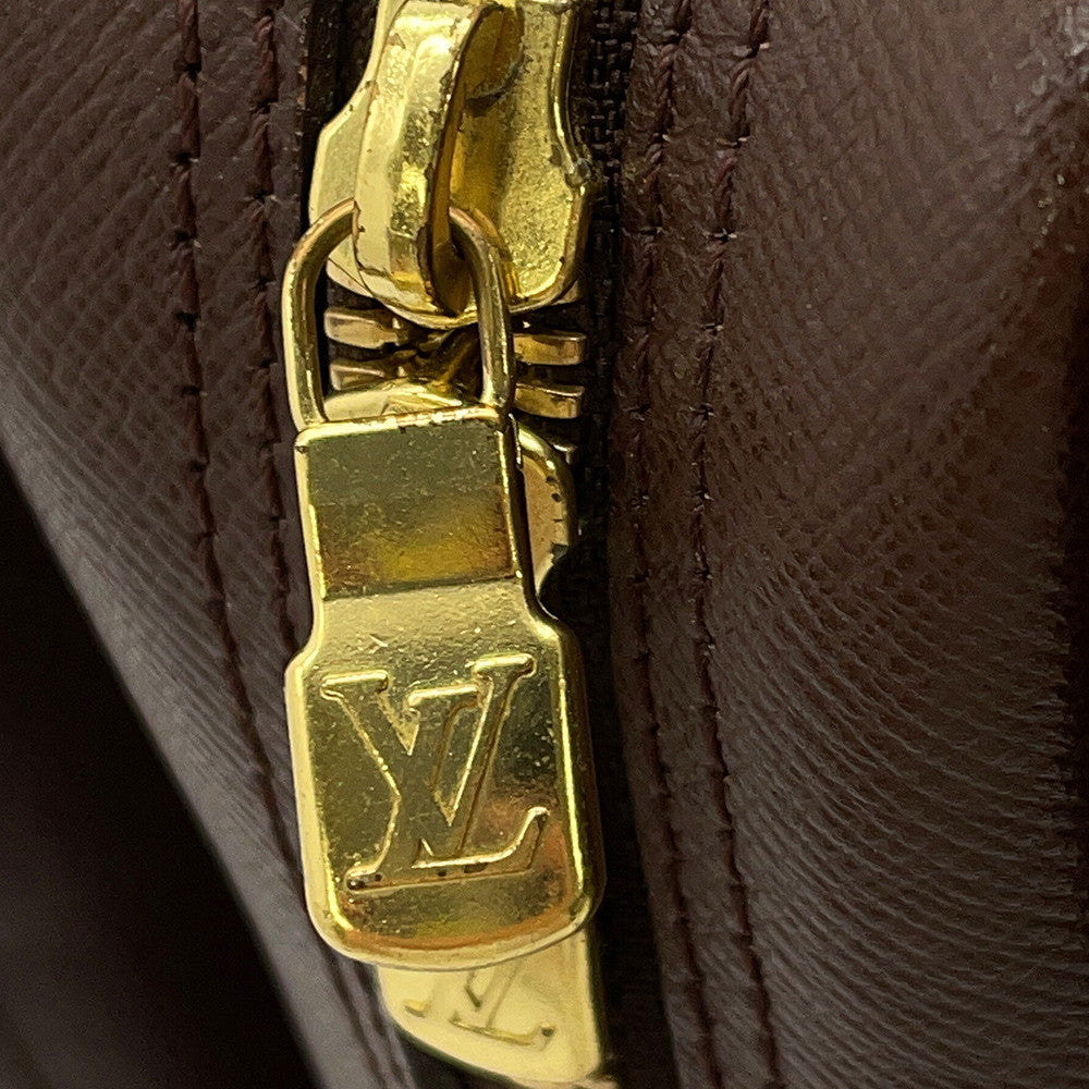 LOUIS VUITTON Triana RedN51155 Damier Ebene Canvas