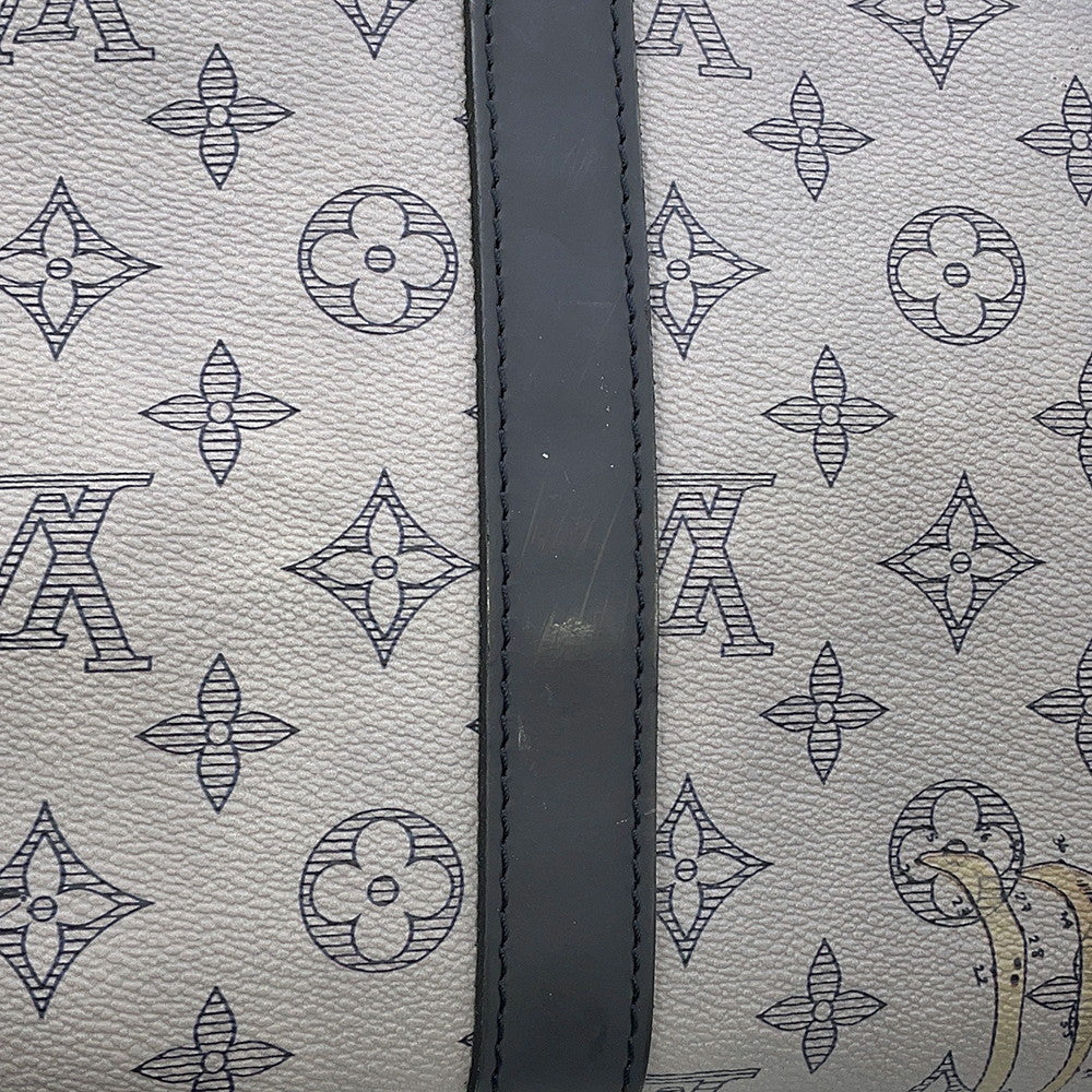 LOUIS VUITTON Keepall Bandouliere GrayM41449 Monogram / Savannah Size 45