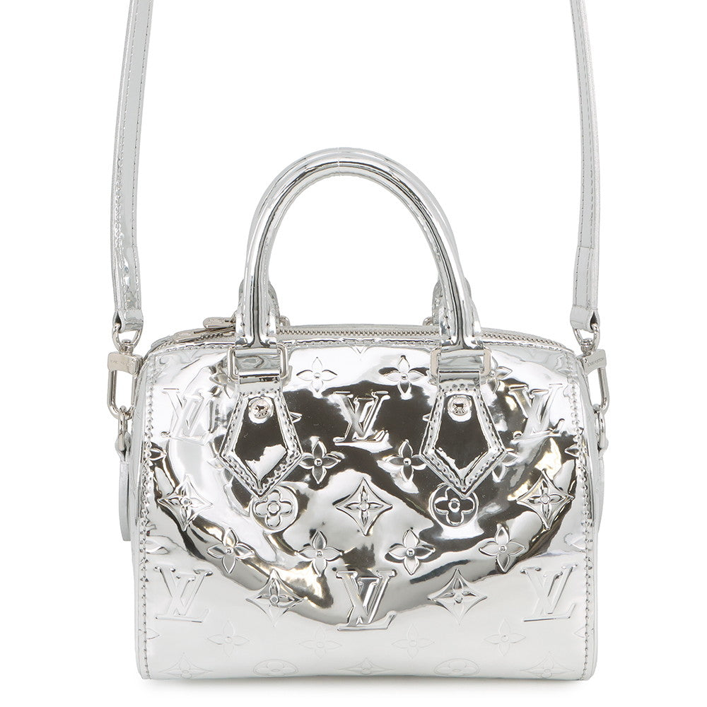 LOUIS VUITTON Speedy Bandouliere SilverM11987 Monogram Miroir Size 20