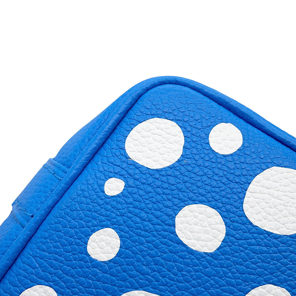 LOUIS VUITTON LV × YK Nano Noe Blue/WhiteM81985 Monogram Empreinte Leather Infinity Dot