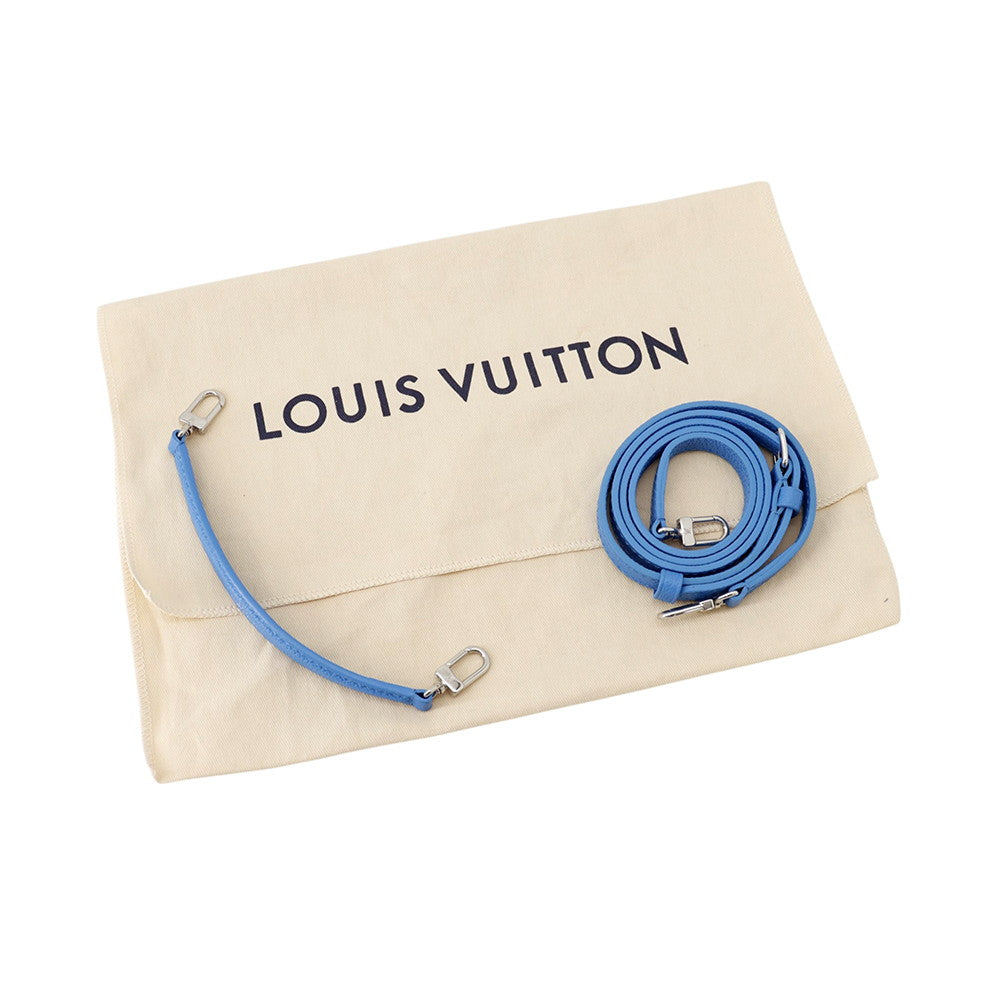 LOUIS VUITTON LV × YK Nano Noe Blue/WhiteM81985 Monogram Empreinte Leather Infinity Dot