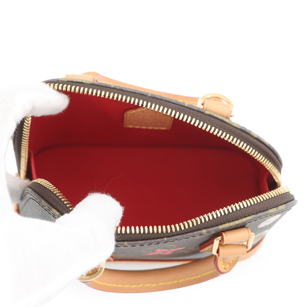 LOUIS VUITTON Nano Alma Vivienne Candy RedM12199 Monogram